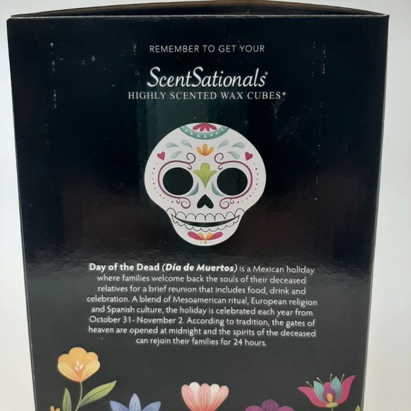 Scentsationals Day of The Dead Full-Size Warmer, Flor De Muerto - Picture 5 of 9